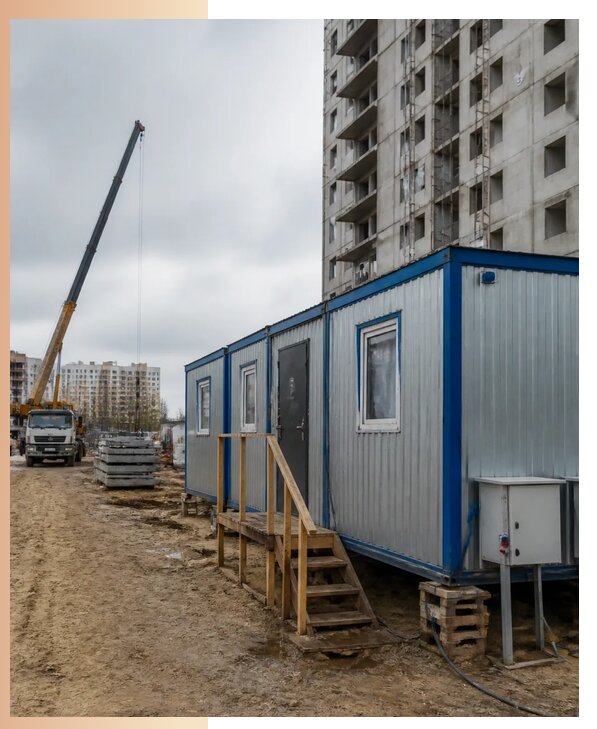 Аренда строительных вагончиков для рабочих в Кисловодске